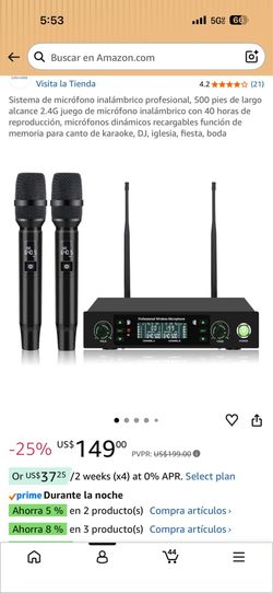 Sistema micrófono inalámbrico