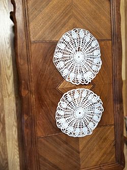 Two doilies
