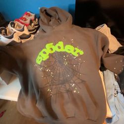 Slate Grey Sp5der Hoodie 