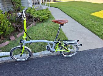 Brompton H6R Custom (Grey/ Lime Green)