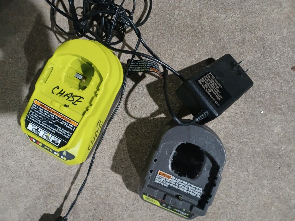 Ryobi Battery Charger Set