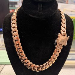 Rose Gold Silver Chain