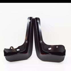 Bmw New OEM 12-17 F30 F31 Mud Flaps Rear Set Pair