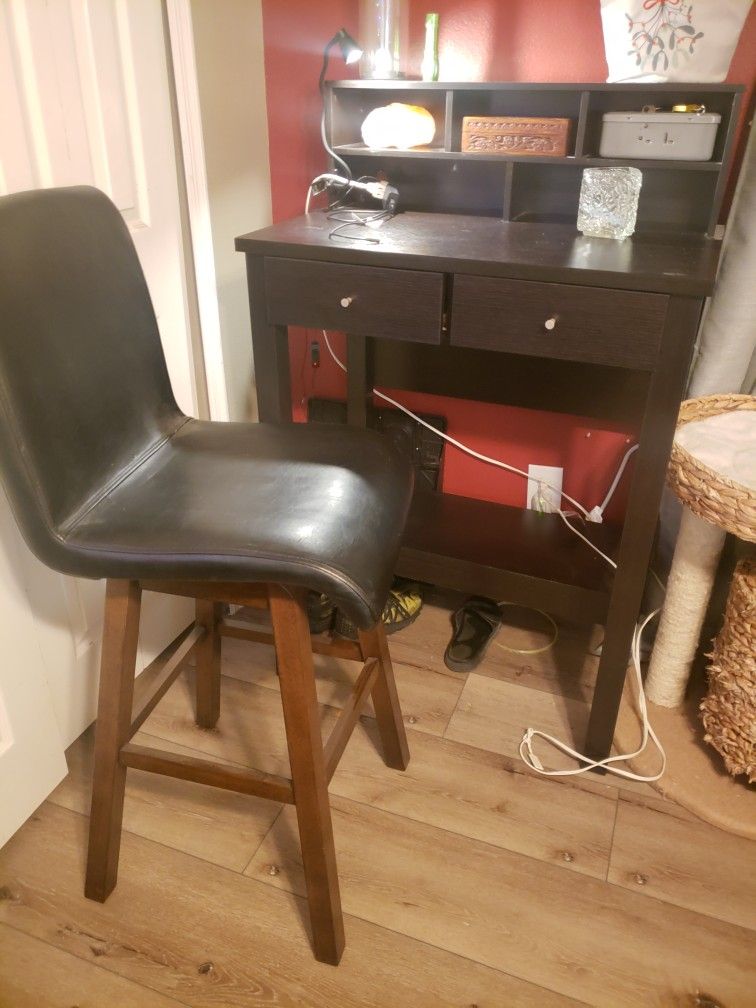 Barstool Height Chair And Desk