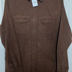 Mens J Crew Corduroy Shirt
