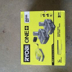 New Ryobi Battery Set