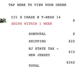 Travis Scott X Chase B T-Rexx Jump man Jack 