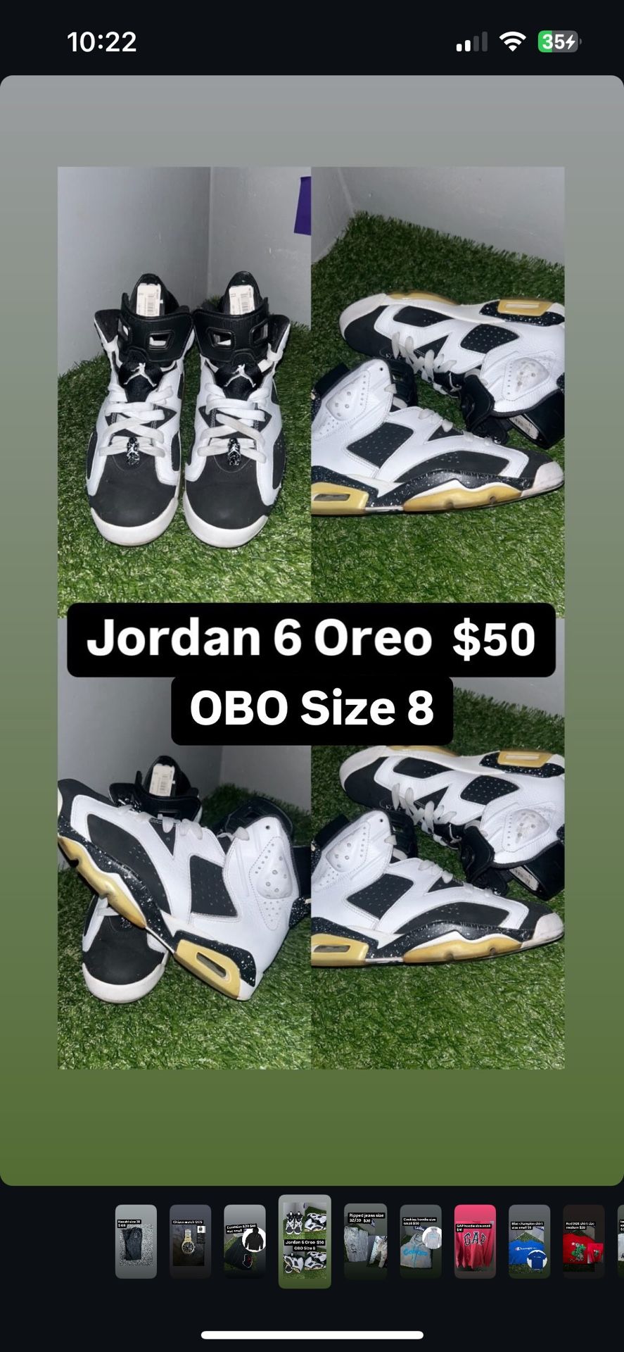 Jordan 6 Oreo