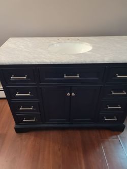 Brand new vanity and faucet