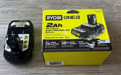 RYOBI ONE+ 18V 2Ah High Performance Lithium Battery PBP003 Open Box