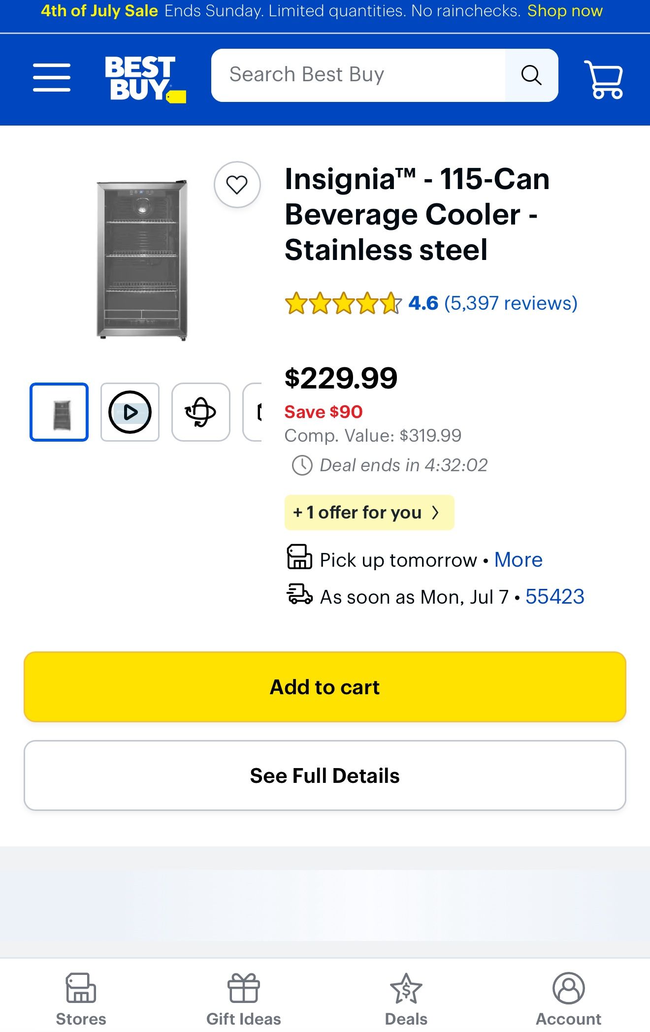 Mini fridge