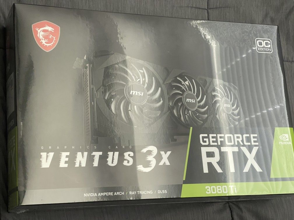 MSI Ventus GeForce RTX 3080 Ti 12GB GDDR6X PCI Express 4.0 ATX Video Card RTX 3080 Ti Ventus 3X