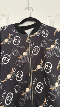 Black logo inspired jacket