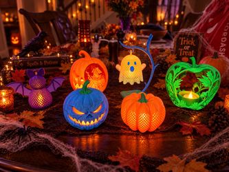Halloween Light-Up Decoration Set of 6