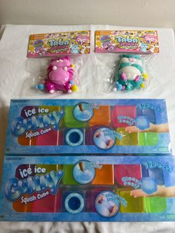 Taba-licious and ice ice gummy squish cube