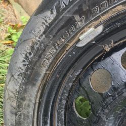 5 Lug Chevy Car Wheeel With Tire