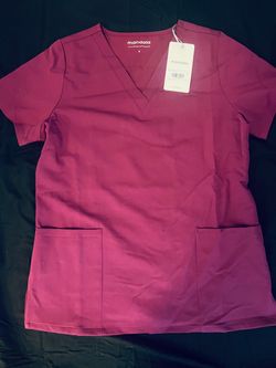 Mandala Scrubs Set Plum