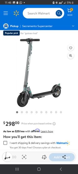 GOTRAX Rival Adult Commuting Electric Scooters, Max Load 220lbs Foldable Electric Scooter