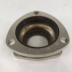 3" to 2" I.D. 3 Bolt Flange Exhaust Muffler Pipe Extension Flange Mild Steel   (FG CBE AD300T200-3B