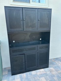 Black cabinet