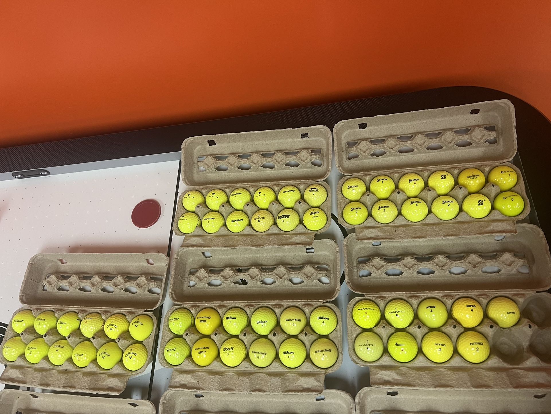 Yellow Golf Balls