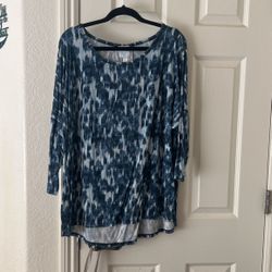Women's Tunic 3/4 Sleeve Top  XL