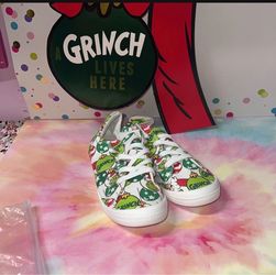 Grinch Women’s Christmas Shoes Size 10 NEW