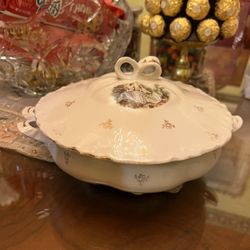 8x3 Warwick China Covered Bowl Made In Germany