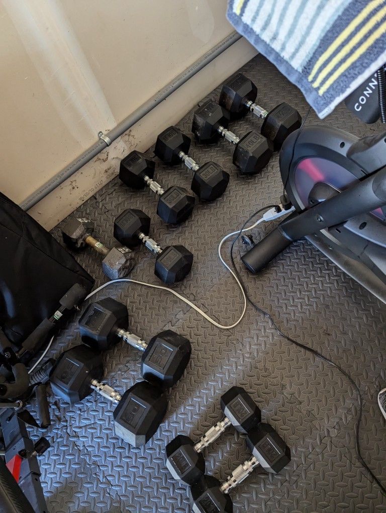 Dumbbell weights 20lb set, 30lb set, 40lb set, 50lb set
