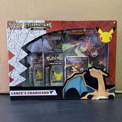 Pokemon Celebrations Collection Lance’s Charizard V Box
