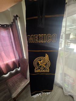 Mexico Black Poncho