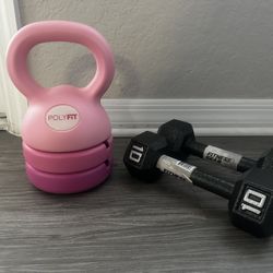 Dumbbell & Kettlebell Workout Set