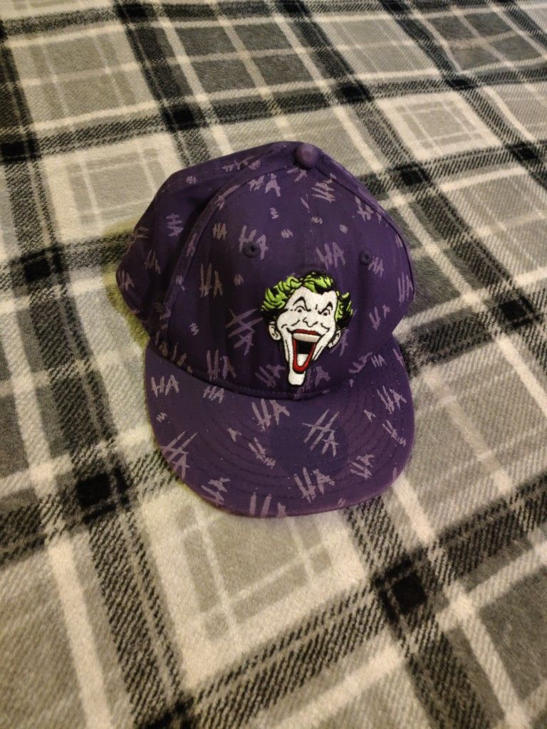 Purple Joker Hat Flat Bill