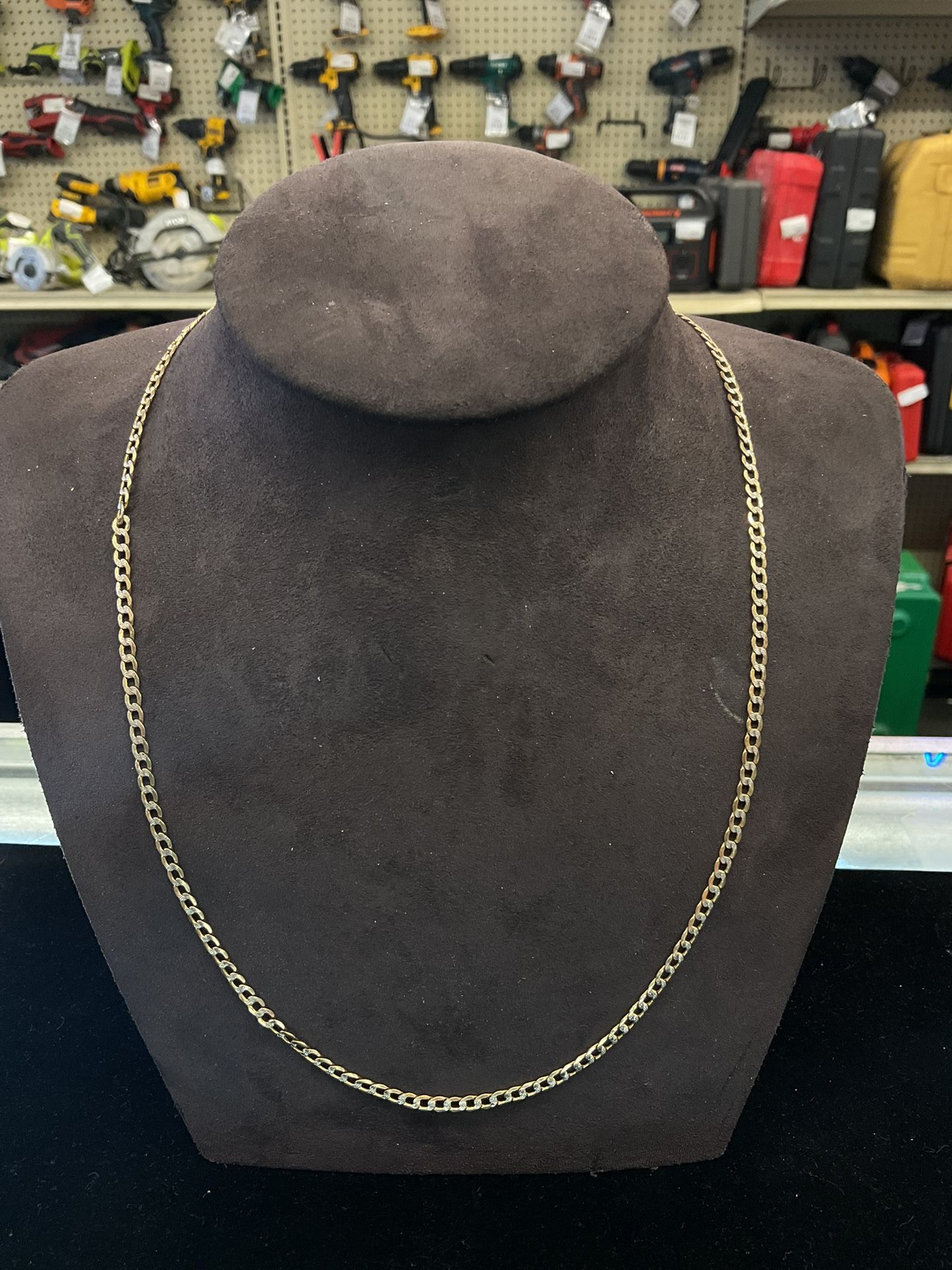 14KT Diamond Cut Cuban Chain 28991-1