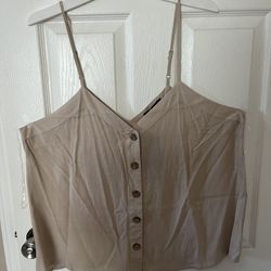 New With Tags Light Brown Camisole