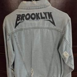 Carbon Boyfriend-Style Denim Jacket