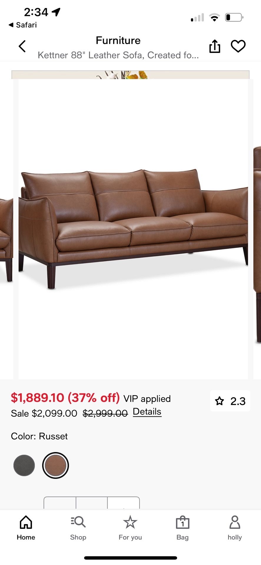 Leather Couch