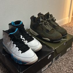 Air Jordan Powder Blue 9s & Air Jordan 4