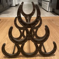 Horse Shoe Wine Rack