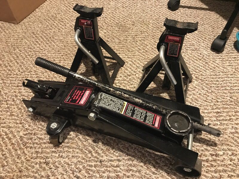Craftsman Hydraulic Jack and Jack Stand Combo
