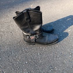 Black leather Red wing boots size 13M brand new these cost $350.00 asking $165.00