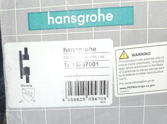HANSGROHE Ecostat Thermostatic Trim S with Volume Control, Diverter & Shower Head