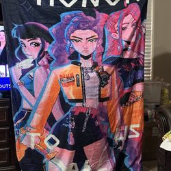 K-pop Demon Hunter Blanket 