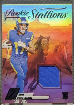 2023 Puca Nacua Zenith Rookie Stallions Patch