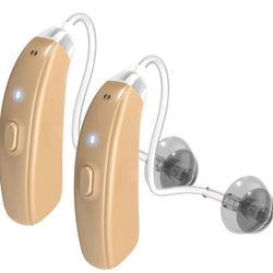 New Sealed Saban Nano Rechargeable Hearing Aids for Seniors & Adults with Noise Cancelling