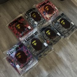 Bape Zip Up Hoodies