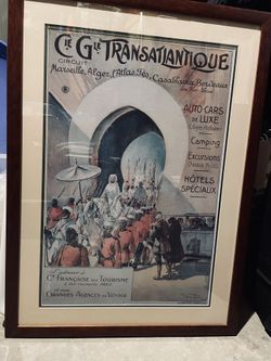 2 Framed Wall Art  Prints Vintage