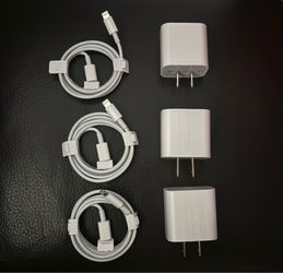 Original iPhone chargers for all iPhone type C and USB