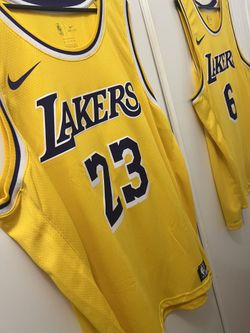 Lot Of 2 Los Angeles Lakers Nike LeBron James Jerseys #6/23 2XL 100% Authentic Both Worn Once