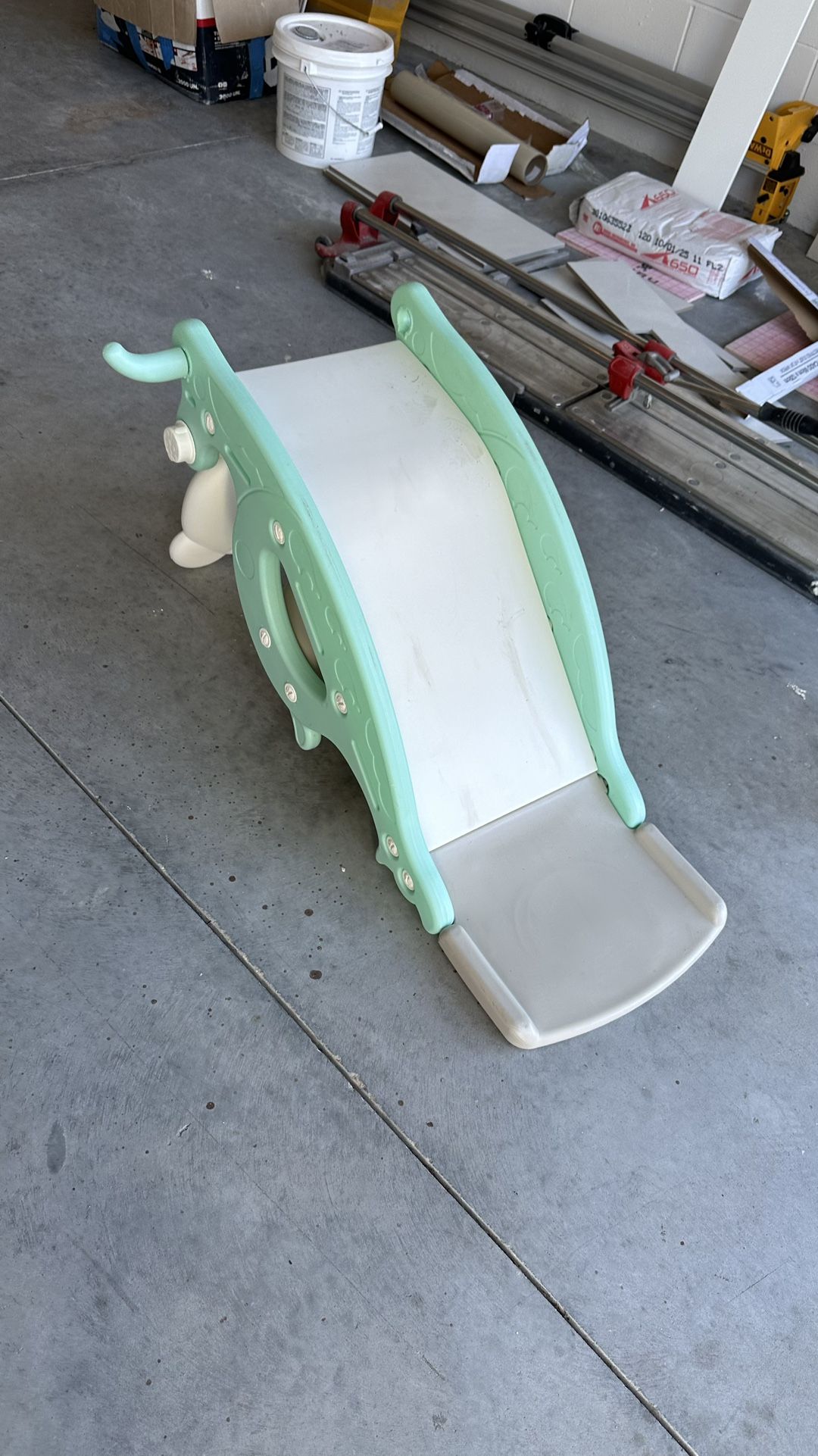 Toddler Slide, Rocker, Basketball Hoop